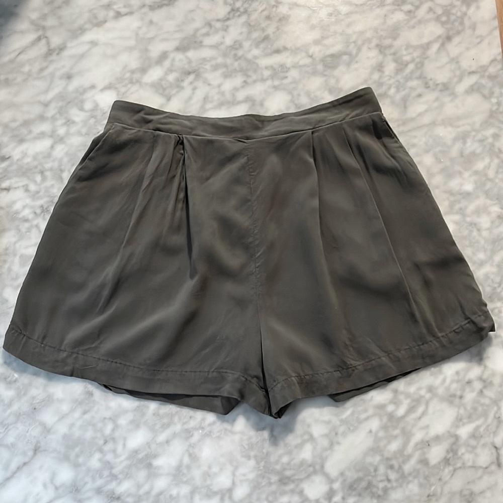 Forever 21 High-Waist Flare Leg Shorts